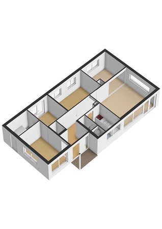Floorplan - Berkenlaan 5, 3471 CG Kamerik